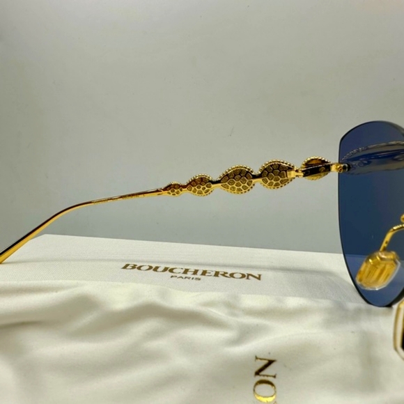 🏆Boucheron BC0132S 002 ‼️Size 63-18-130.Made in Italy 100% authentic - Picture 14 of 16